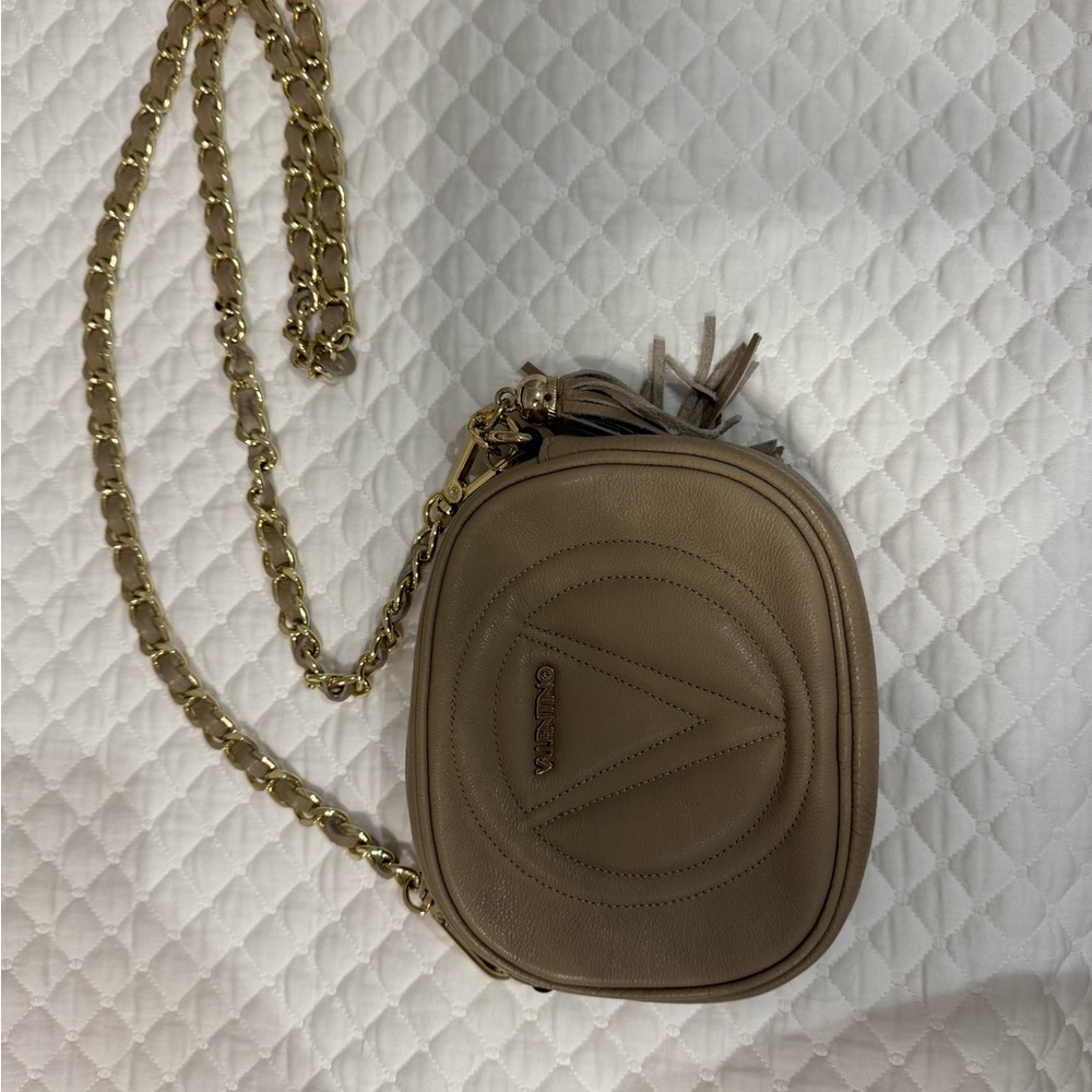 Mario Valentino Cream Crossbody Bag